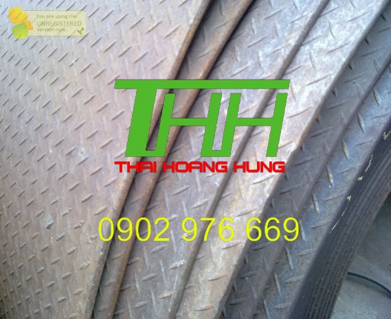 Thép tấm gân SS400