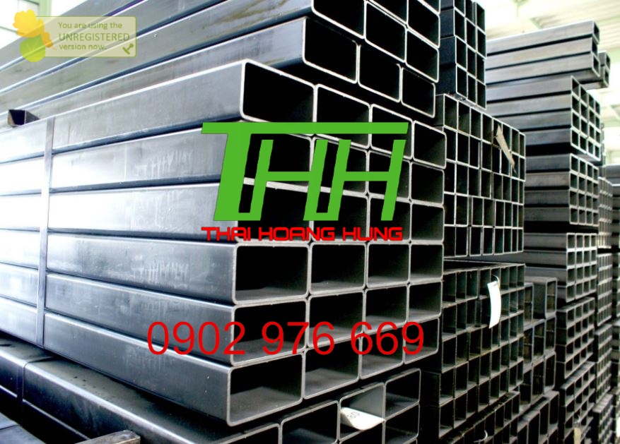 Thép hộp chữ nhật mạ kẽm 50×100