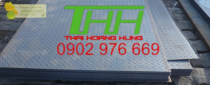 Thép tấm gân dày 4 ly