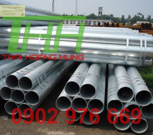Thép ống đúc mạ kẽm phi 100
