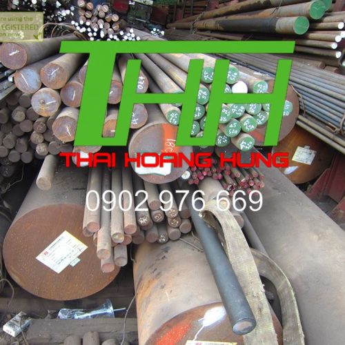 Thép tròn đặc S55C cắt theo quy cách